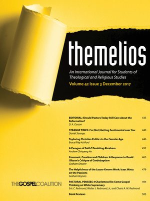 cover image of Themelios, Volume 42, Issue 3